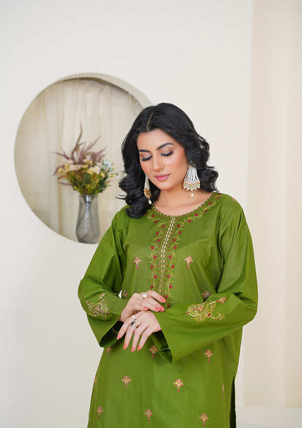 Baagh 2 PC Embroidered Suit
