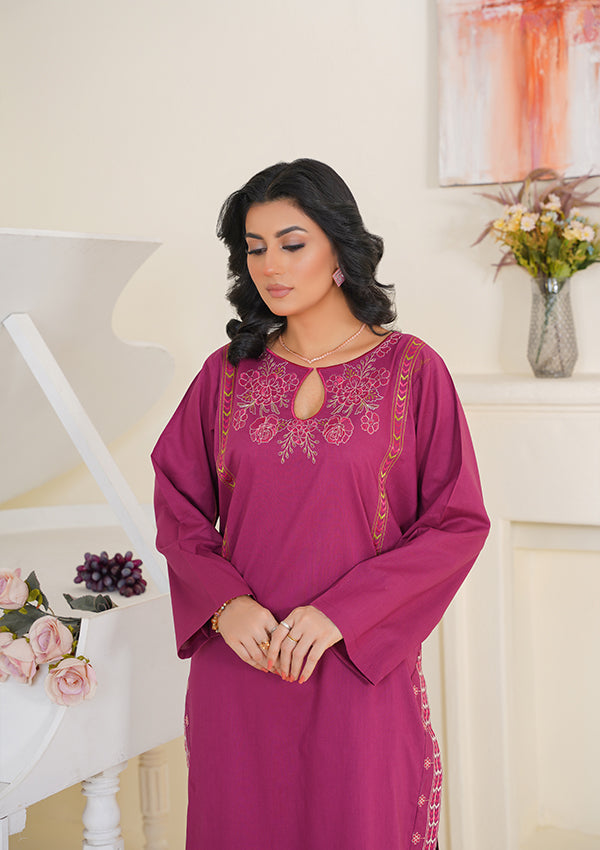 Gulbahaar 2 PC Embroidered Suit