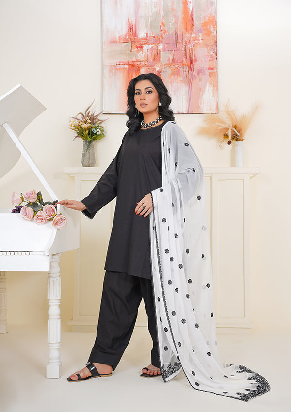 Raaz - 3 PC Farshi Shalwar Suit