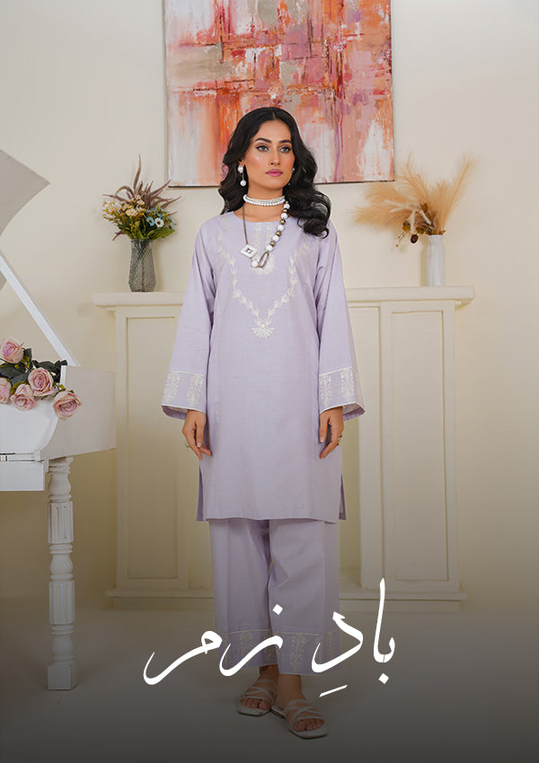 Baad-e-Narm 2 PC Embroidered Suit
