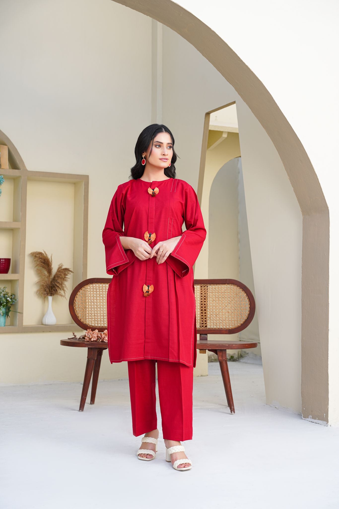 Crimson 2 Piece Co-Ord Set