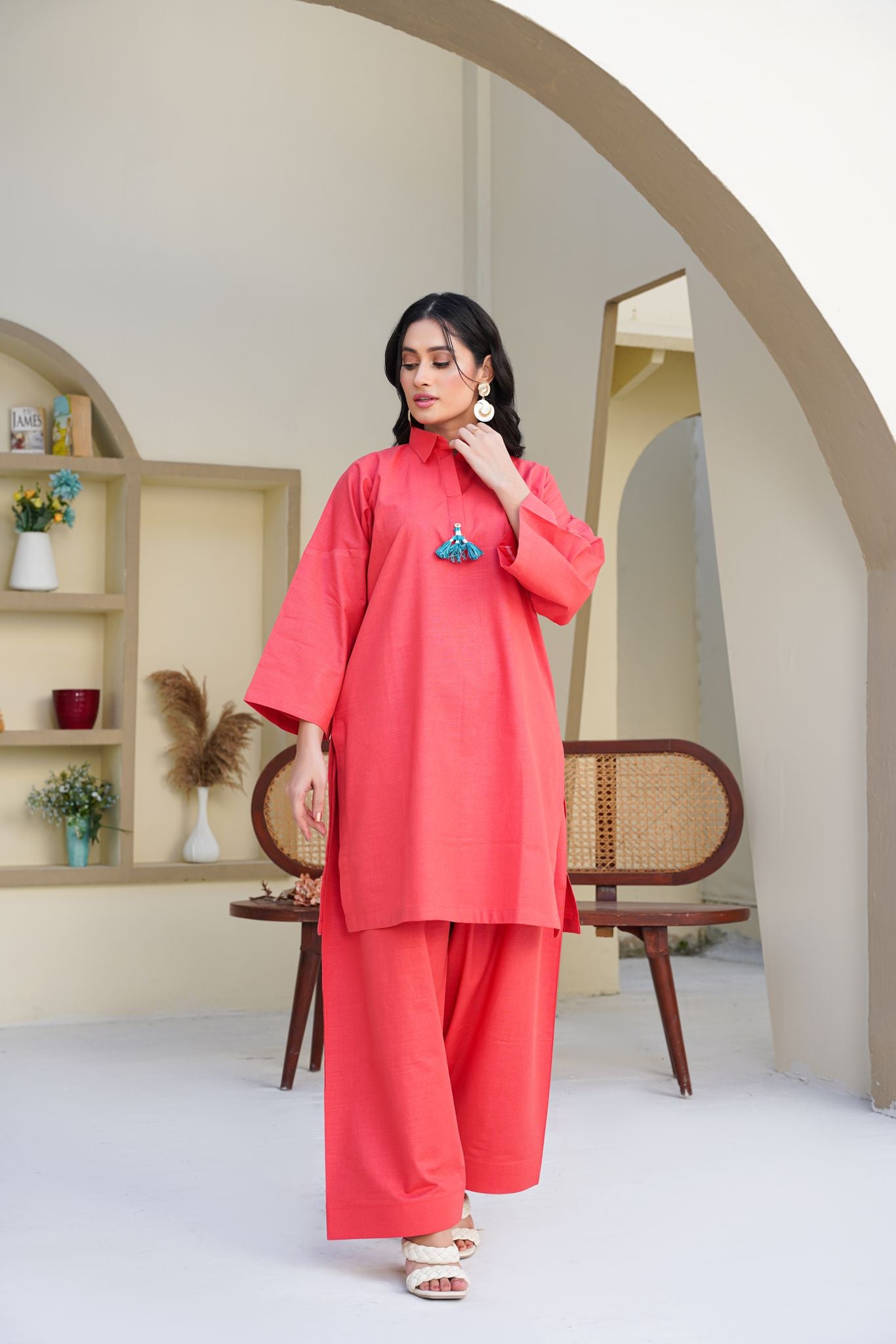 Coral 2 Piece Co-Ord Set