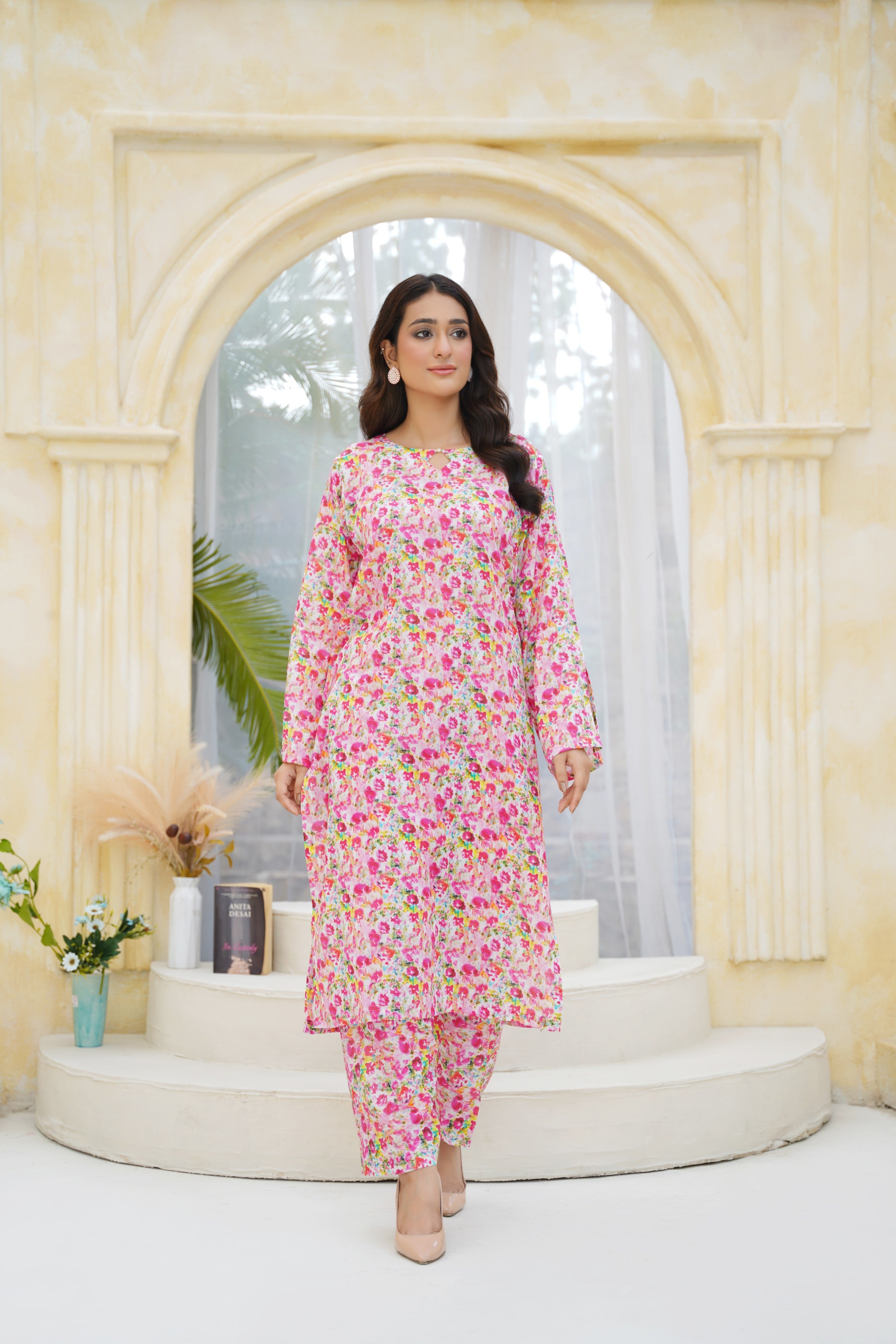Rosé Lumière lawn Co ord