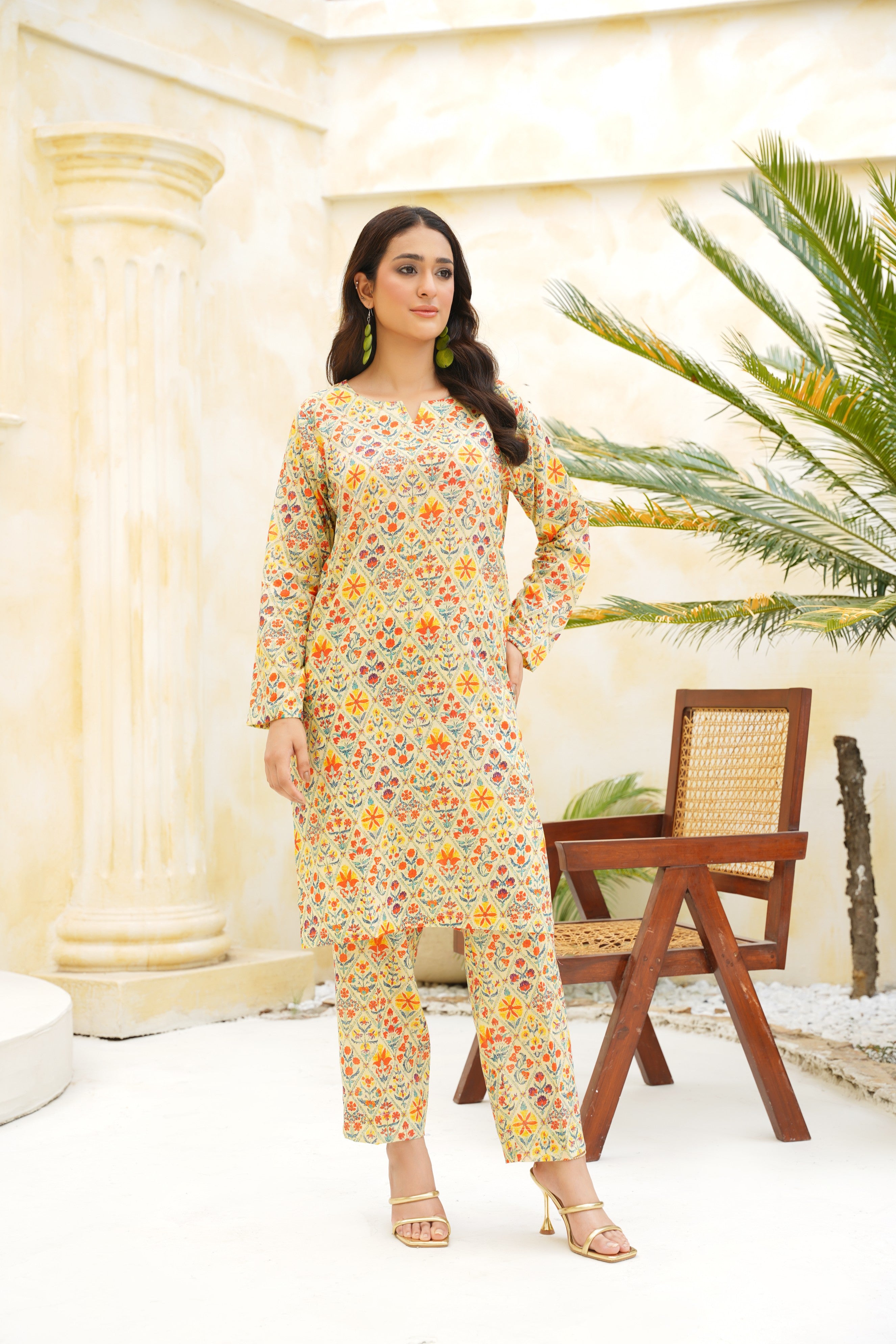Citrus Bloom Lawn Co Ord