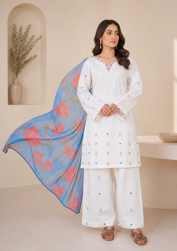 Chaandni - 3 PC Embroidered Suit