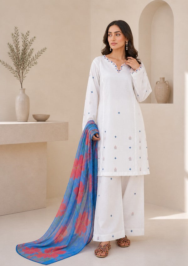 Chaandni - 3 PC Embroidered Suit